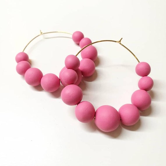 Maxi Créoles perles