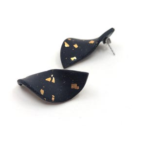 Boucles d'oreilles EVE noires afbeelding 5