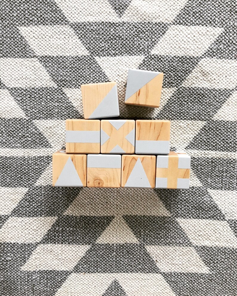 Personalized Stacking block Wood Blocks Baby shower Baby Etsy