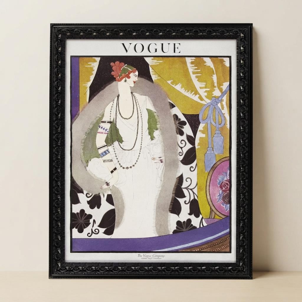 Vintage vogue poster - Etsy 日本