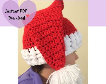 Weihnachtsmütze Anleitung | Easy Christmas Holiday DIY (PDF-Muster)