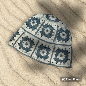 Crochet Pattern Bucket Hat Instant PDF Download | Granny Square Hat | Unique Gift | Fun Easy to Make
