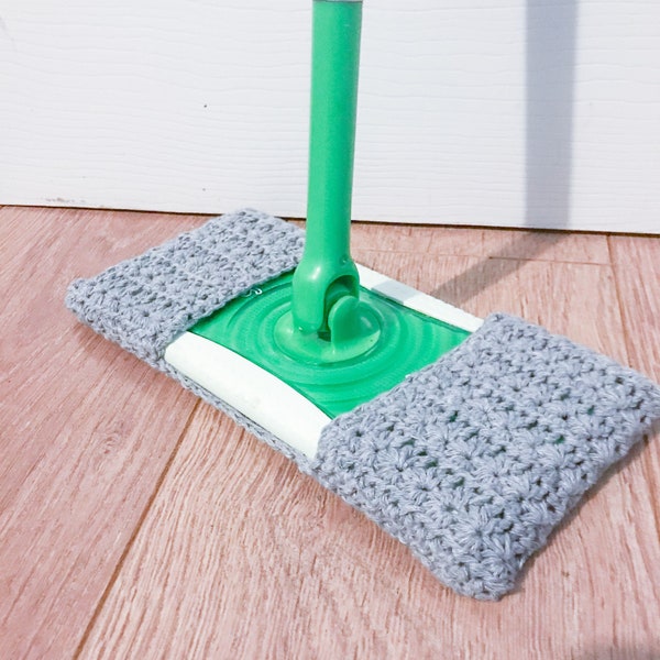 Swiffer Mop Crochet Pattern | Crochet Mop Cover | Star Stitch Reusable Eco Friendly Instant Download| Spring Clean Crochet Pattern