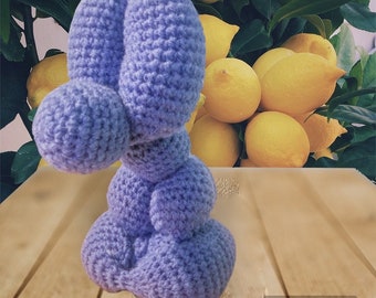 Crochet Balloon Rabbit | Crochet Pattern Balloon Animal Puzzle Sensory Toy Amigurumi Instant Download Crochet | Unique Gift | Easy to Make