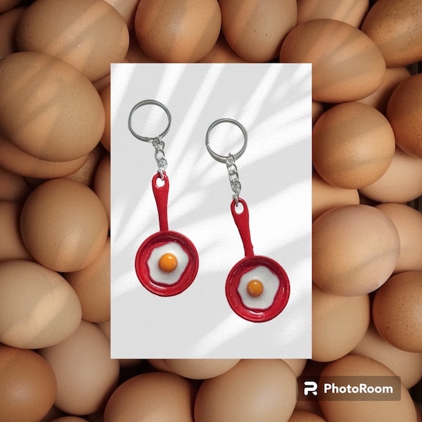 Hearing Aid Charms | Fried Egg Pan | Pair Charm Pendant | Thoughtful Gift for Deaf Teens | Fashionable Accessory for Hearing Aids