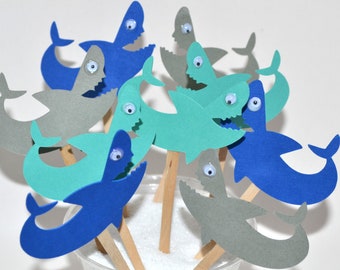 Jaws cake topper | Etsy