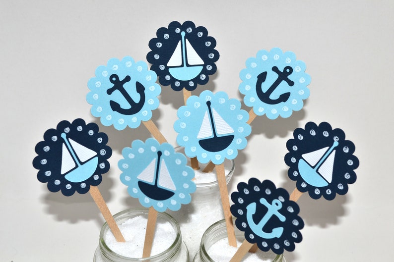 Its A Boy Nautical Baby Shower Cake Toppers / Its A Boy Etsy