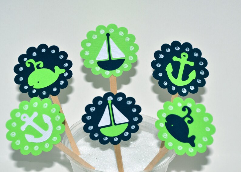 Its A Boy Nautical Baby Shower Cake Toppers / Its A Boy Etsy