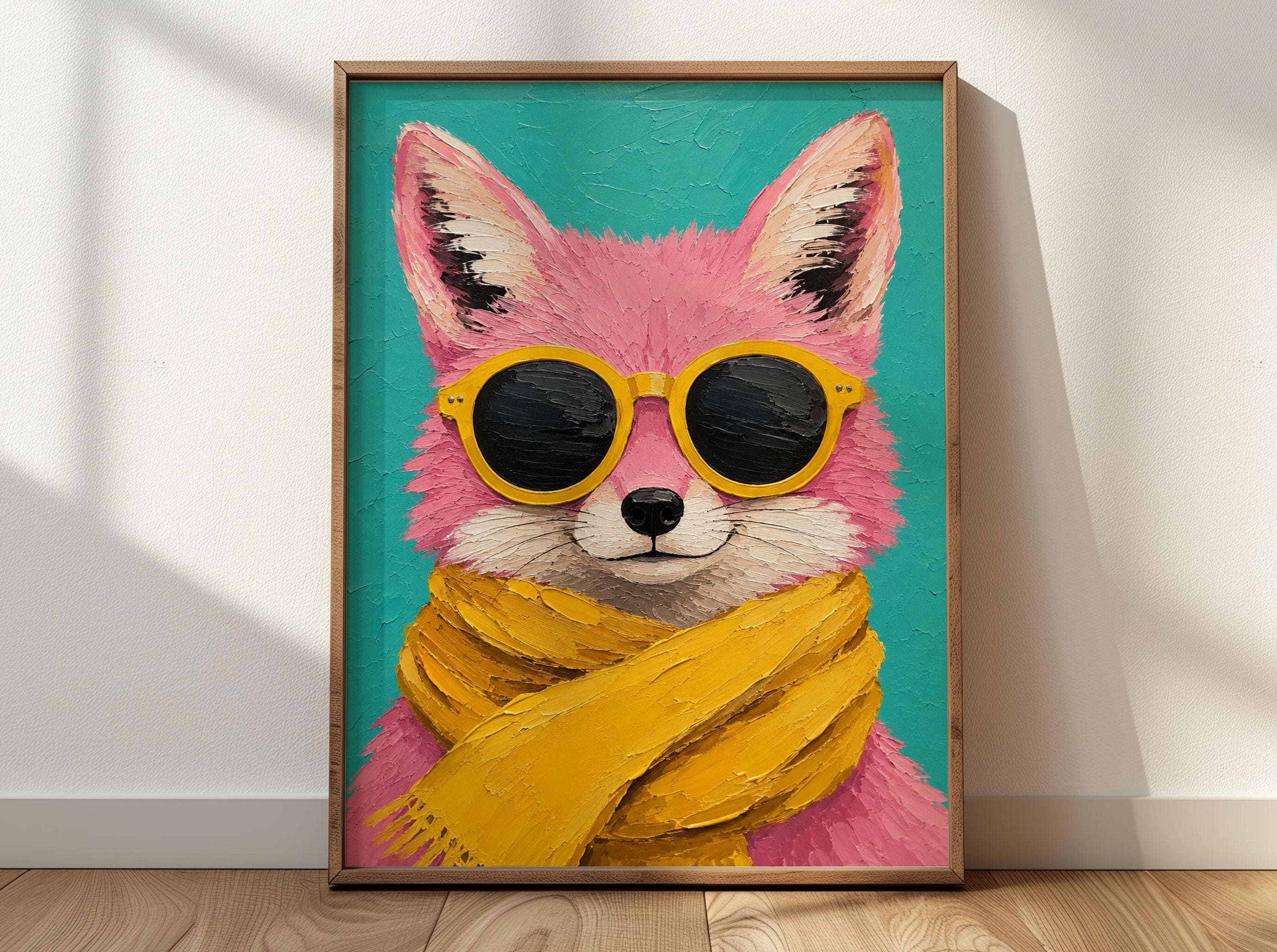 Pink Fox - Etsy