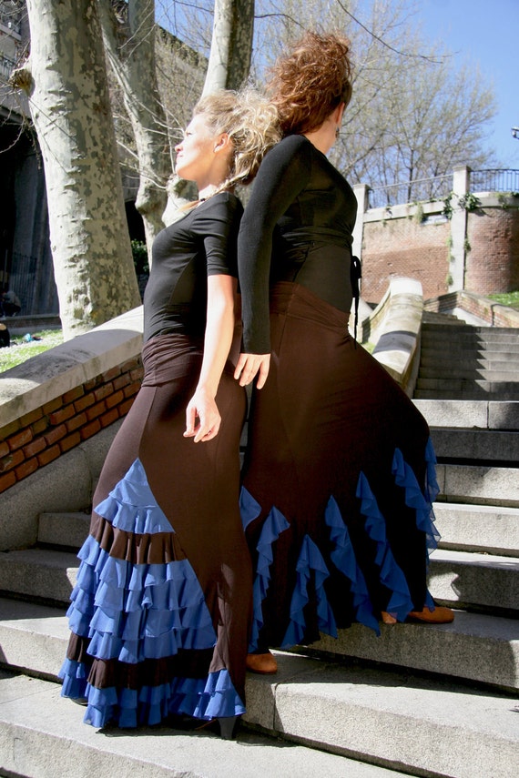 Cala Roja Flamenco Skirt with Sash