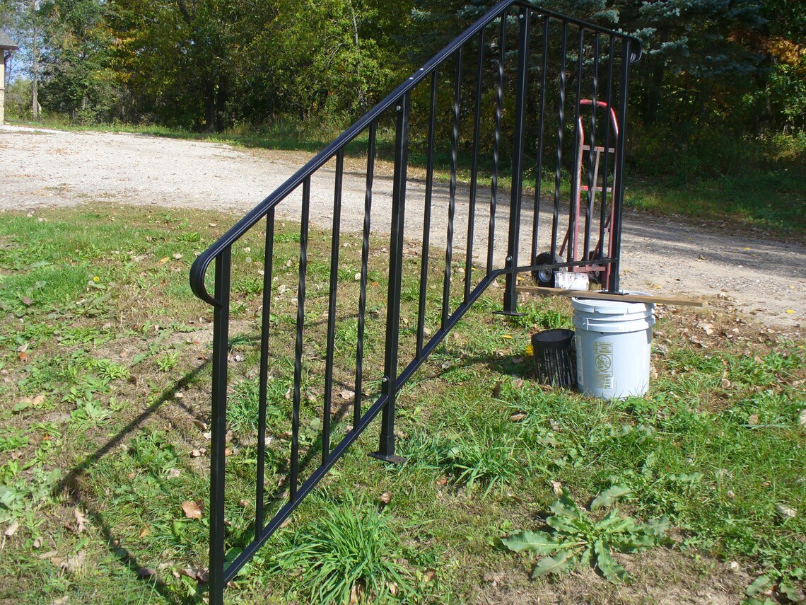 Railing for Steps With 4 Step or 5 Steps and 2 Ft to 4 Ft. - Etsy