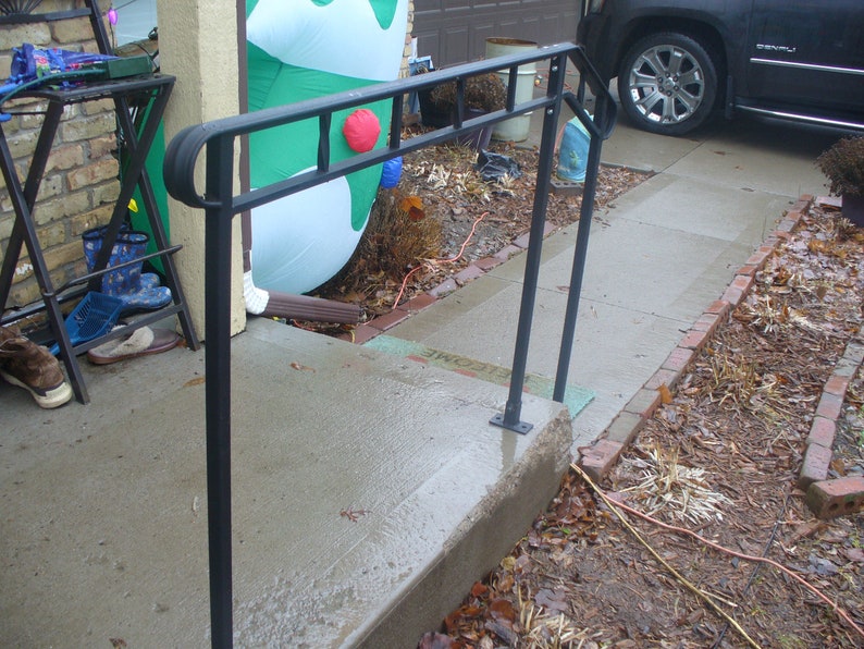 Railing for Steps, With 1 or a 2 Step and a 2 Ft to 4 Ft. Landing ...