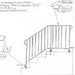 Railing for Steps With 3 Step and 2 Ft to 4 Ft. Landing Custom Made ...