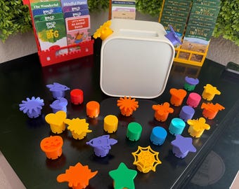 Butterfly // Dinosaur // Rocket // Bow // Heart // Sun // Flower Replacement Knobs Compatible with Yoto Gen 2 & 3