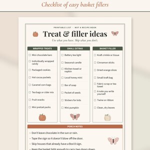 Boo Basket Kit Printable | You've Been Booed Porch and Window Sign, Boo'd Tags, Tradition Cards & Neighbor Checklist | Booed Basket PDF image 8