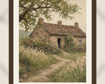 Soft Vintage Countryside Wall Art | 11 Cottage Prints PDF