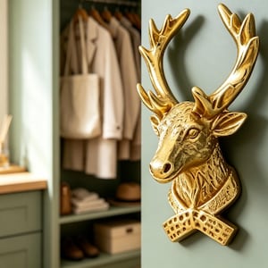 Creative Brass Twig Leaf Drawer Pull, New Chinese Cabinet Handle, Decorative Furniture Hardware