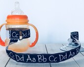 Baby Sippy Cup Leash | Baby Bottle Holder | ABC Baby Shower Gift | ABC Baby Gadget | ABC 