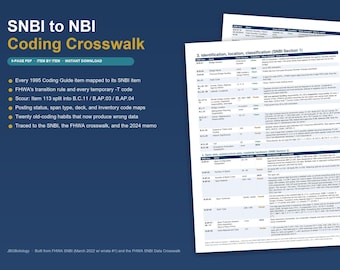 Tabela de conversão de códigos SNBI para NBI, guia de transição de inventário item por item com códigos temporários e erros comuns, PDF para impressão