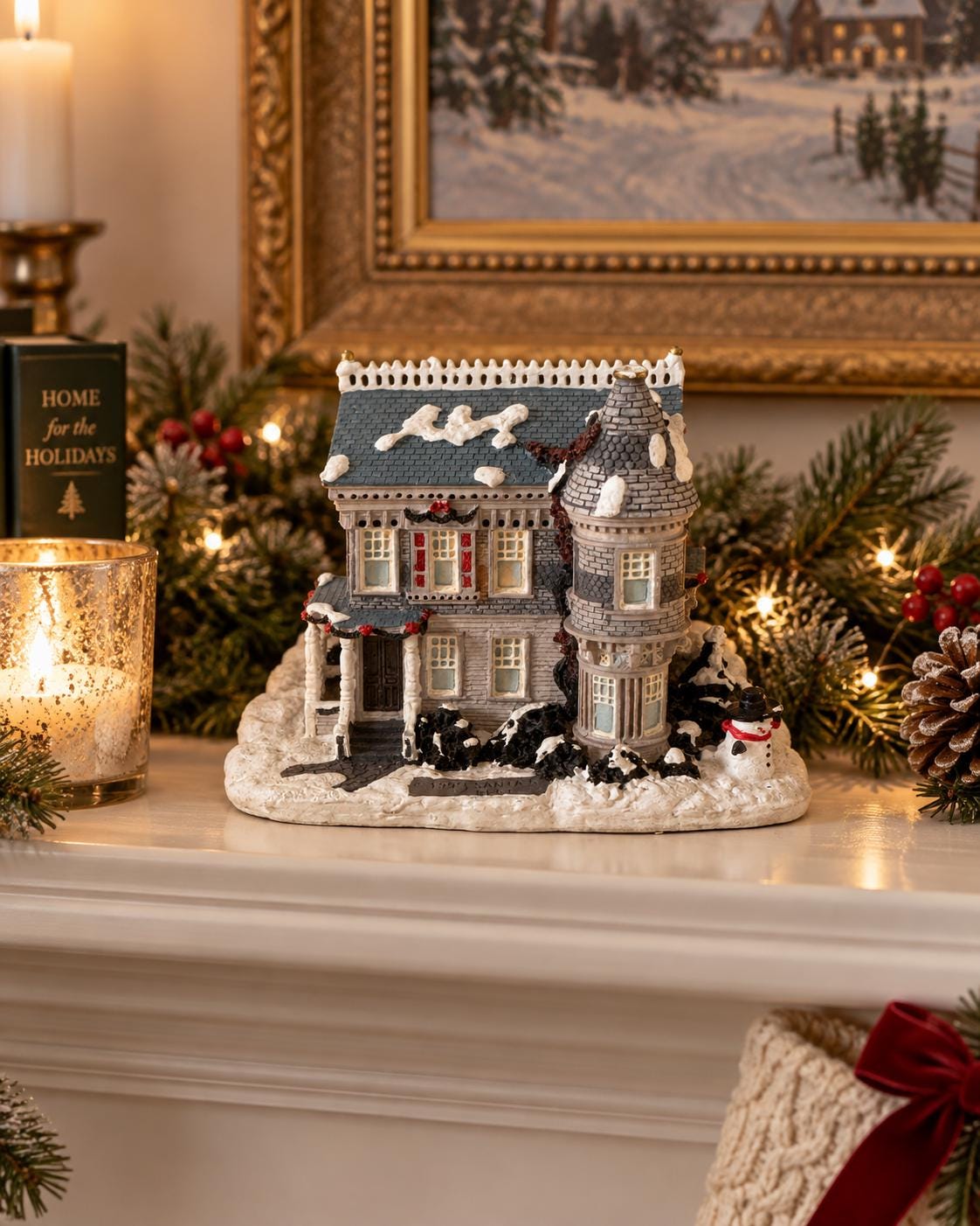 Victorian Christmas Village House Porcelain - Etsy