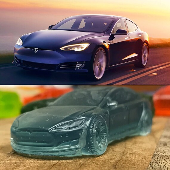 tesla matchbox car