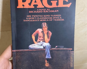 Rage Boom By Richard Bachman (Stephen King) Paperback