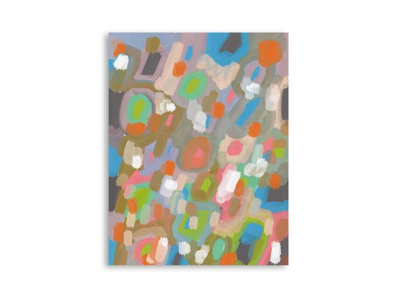 Printable abstract wall art, decorative printable abstract art print, printable abstract painting
