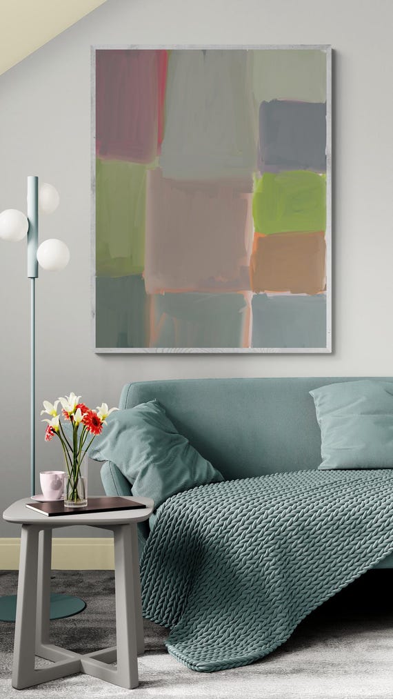 Printable Abstract Art Print: Modern Wall Decor (Digital Download)