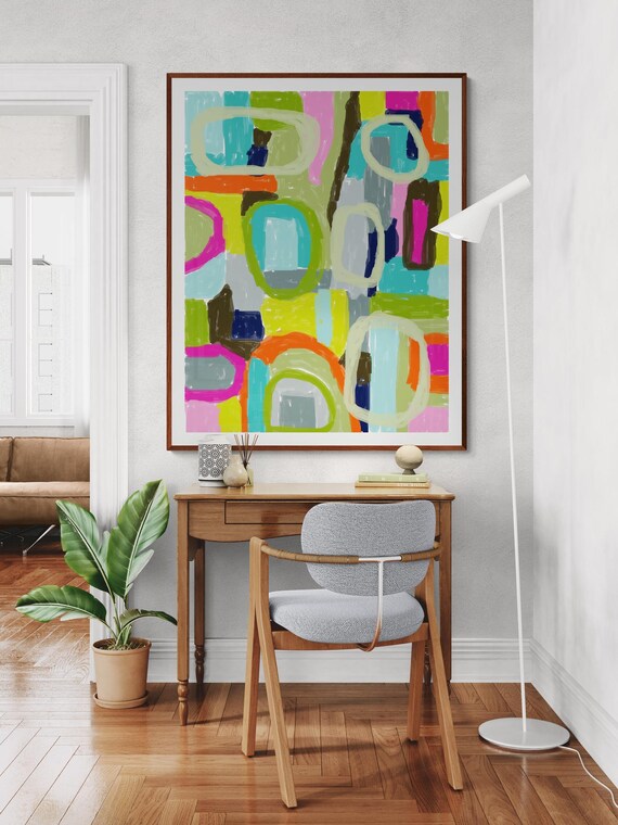 Printable Abstract Art: Modern Wall Decor (Digital Download)