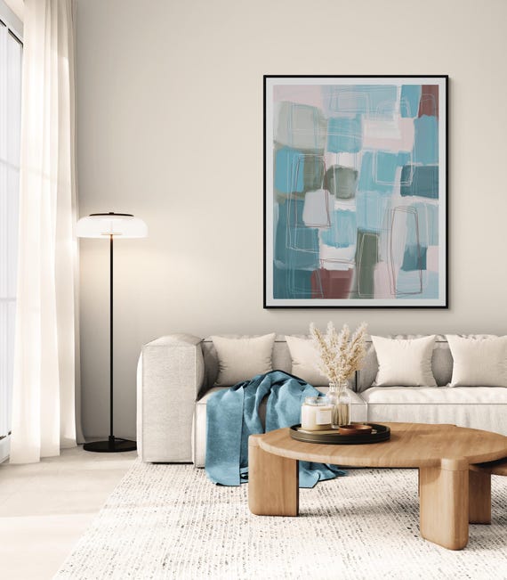 Printable Abstract Art Print: Modern Wall Decor (Digital Download)
