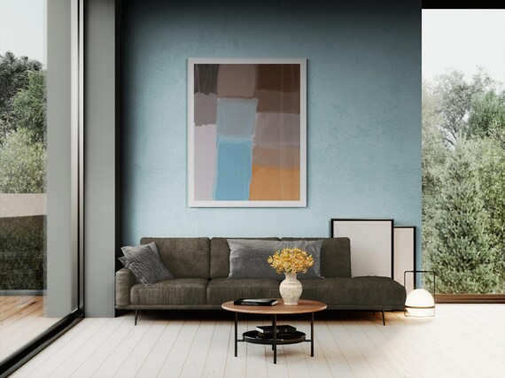Printable Abstract Art Print: Modern Wall Decor (Digital Download