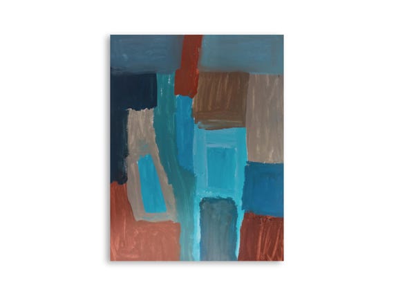 Printable abstract wall art, decorative printable abstract art print, printable abstract painting