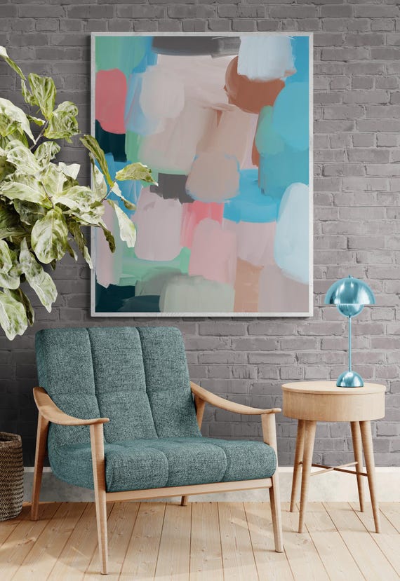 Printable Abstract Art Print: Modern Wall Decor (Digital Download)