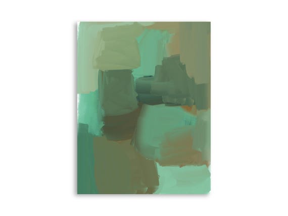 Printable abstract wall art, decorative printable abstract art print