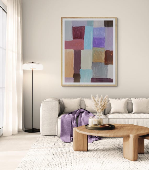 Printable Abstract Art Painting: Modern Wall Decor (Digital Download)