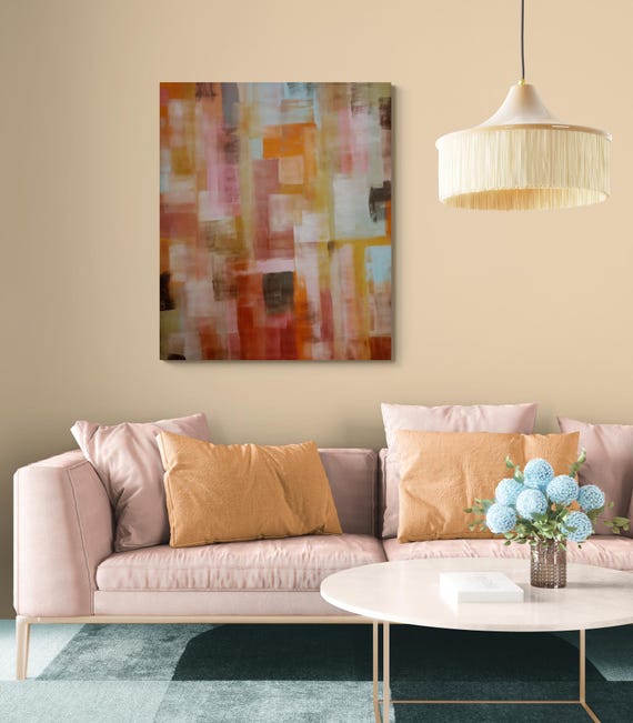 Abstract Art Print: Modern Decorative Painting (Digital Download)