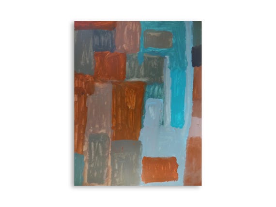 Printable abstract wall art, decorative printable abstract art print, printable abstract painting
