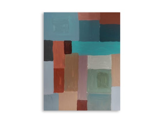Printable abstract wall art, decorative printable abstract art print, printable abstract painting