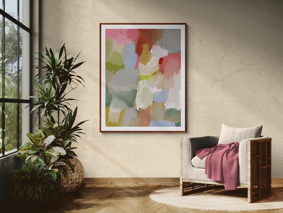 Printable Abstract Art Print: Modern Wall Decor (Digital Download