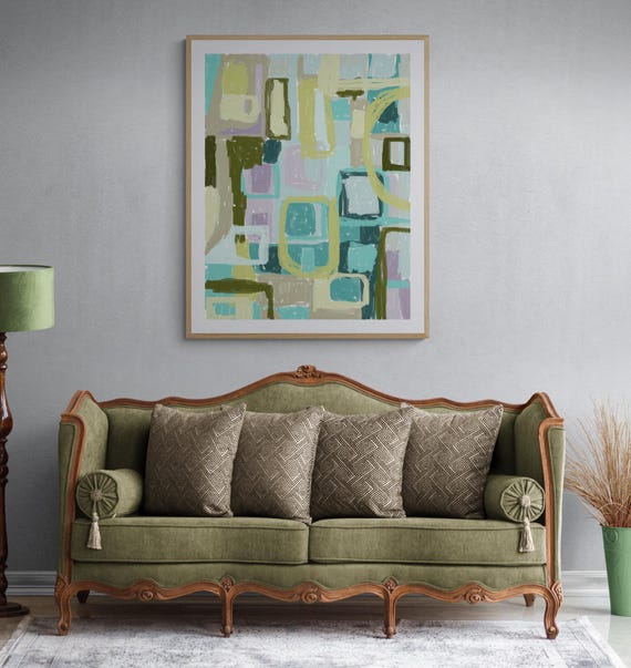 Printable Abstract Art: Modern Wall Decor (Digital Download)