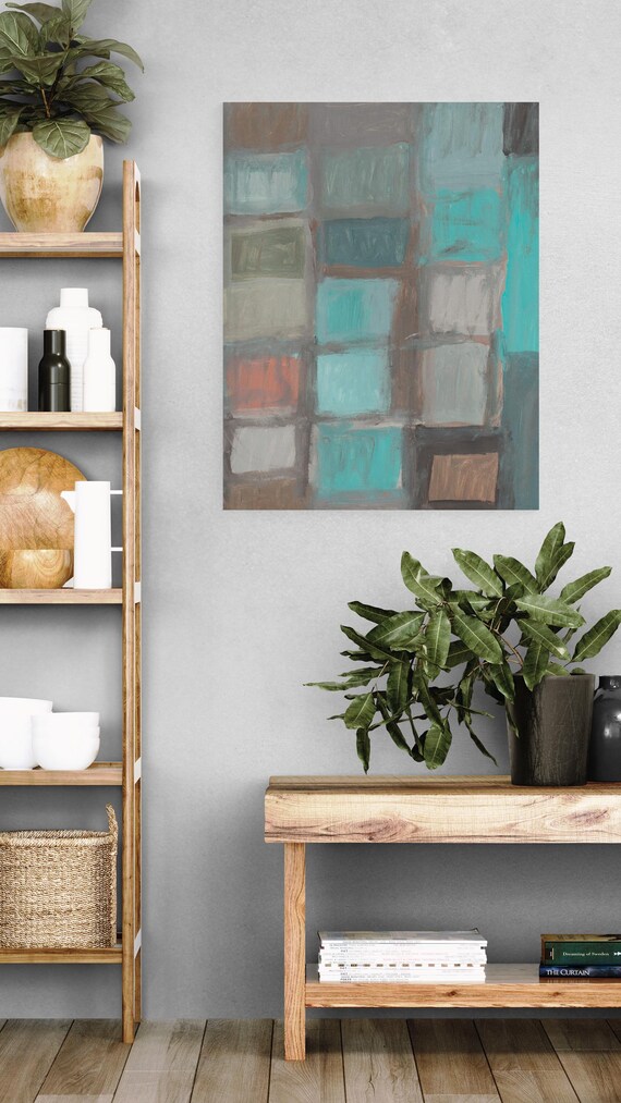 Printable Abstract Art Painting: Modern Wall Decor (Digital Download)
