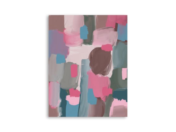 Printable abstract wall art, decorative printable abstract art print, printable abstract painting