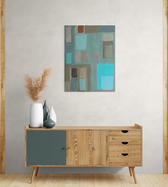 Printable Abstract Art Painting: Modern Wall Decor (Digital Download)