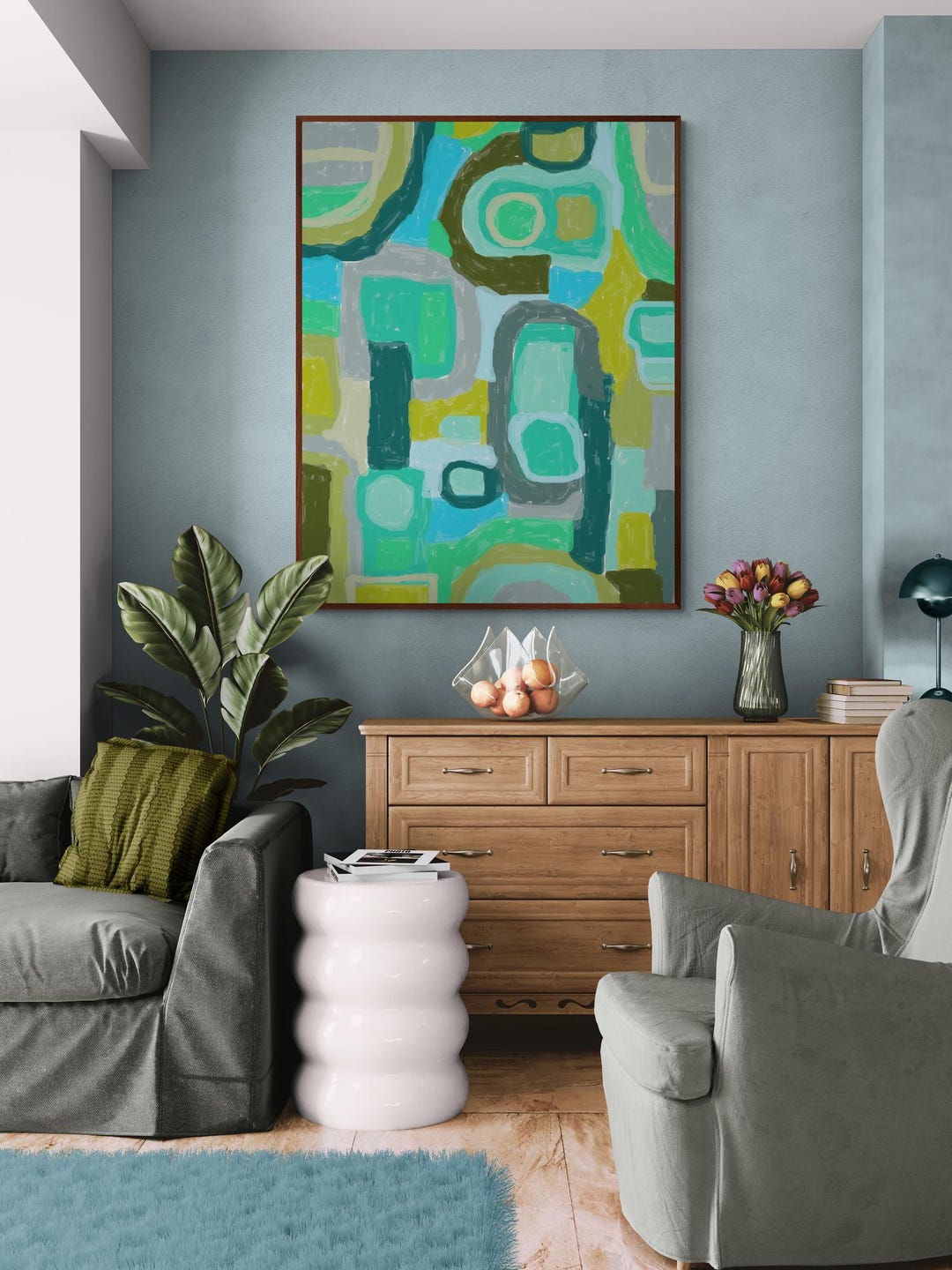 Printable Abstract Art Print: Modern Wall Decor (digital Download) - Etsy
