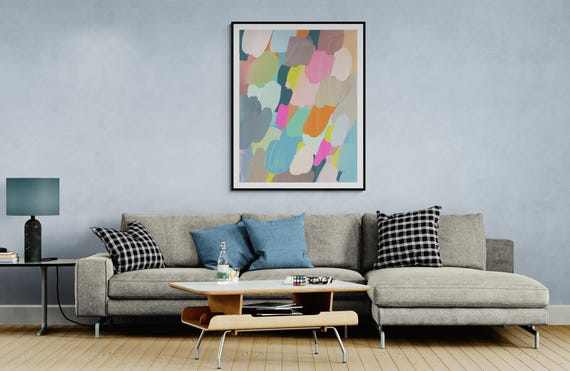 Printable Abstract Art Print: Modern Wall Decor (Digital Download