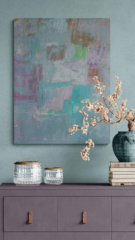 Printable Abstract Art Painting: Modern Wall Decor (Digital Download)
