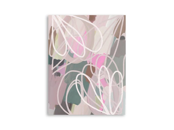 Printable abstract wall art, decorative printable abstract art print, printable abstract painting