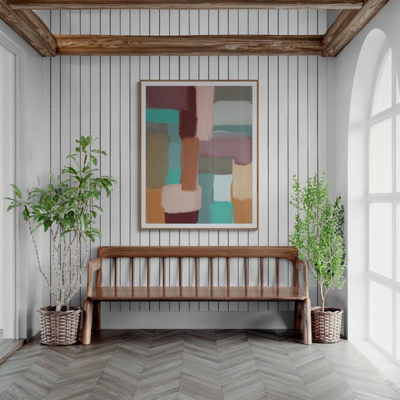 Printable Abstract Art Print: Modern Wall Decor (Digital Download