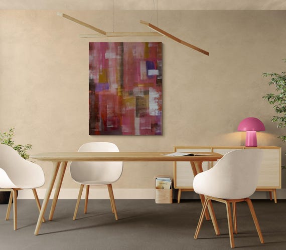 Abstract Art Print: Modern Decorative Painting (Digital Download)