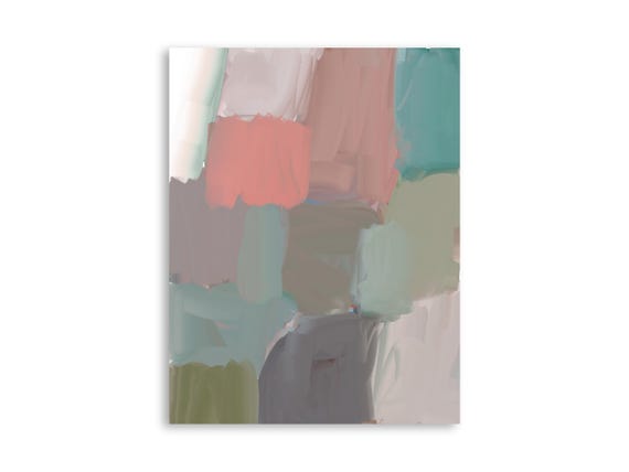 Printable abstract wall art, decorative printable abstract art print